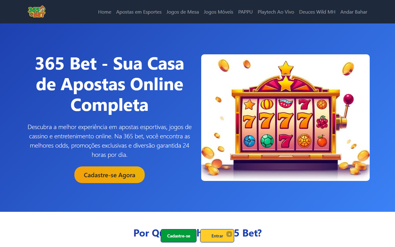 365bet-brasil.com screenshot