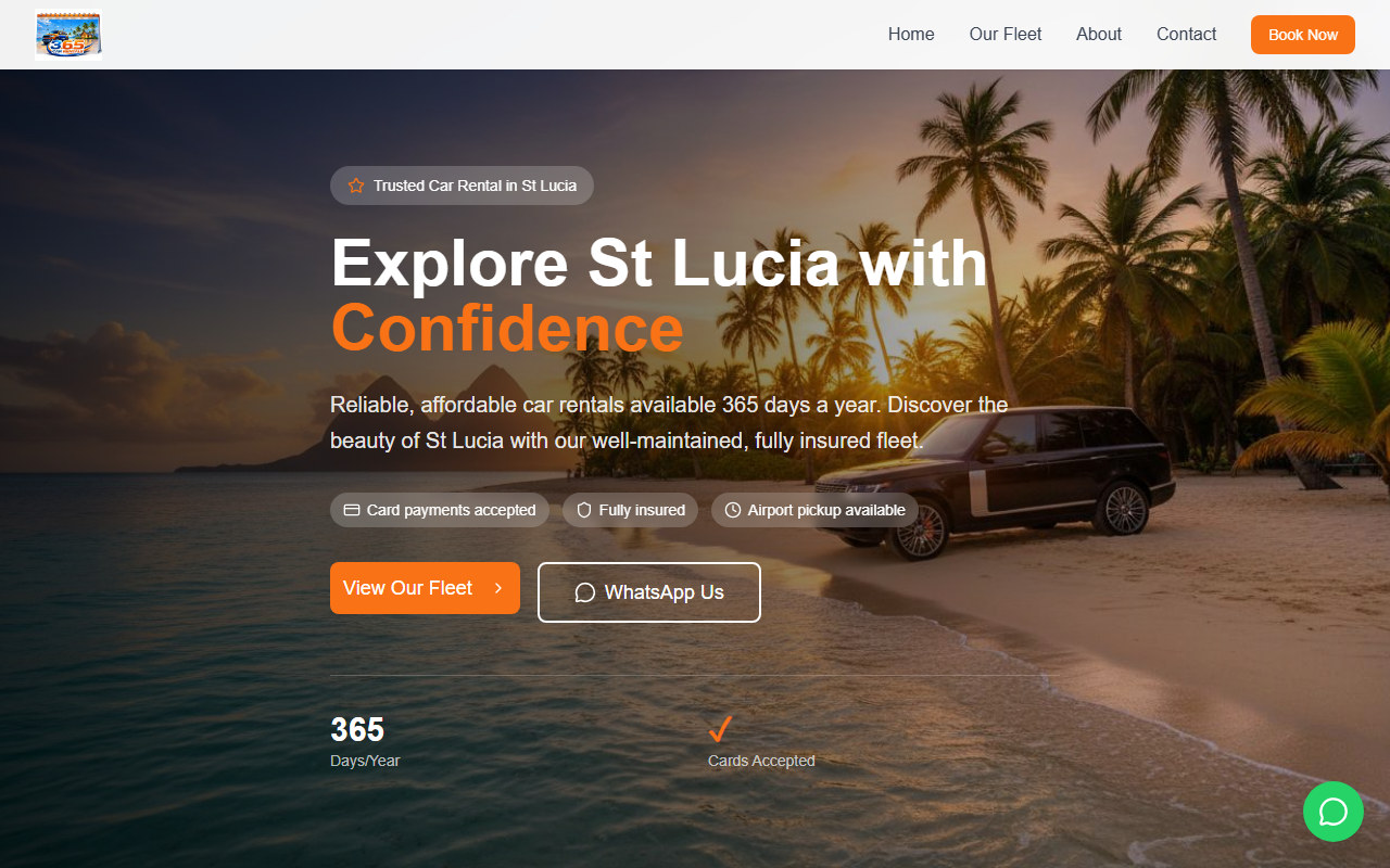 365carrentals.com screenshot