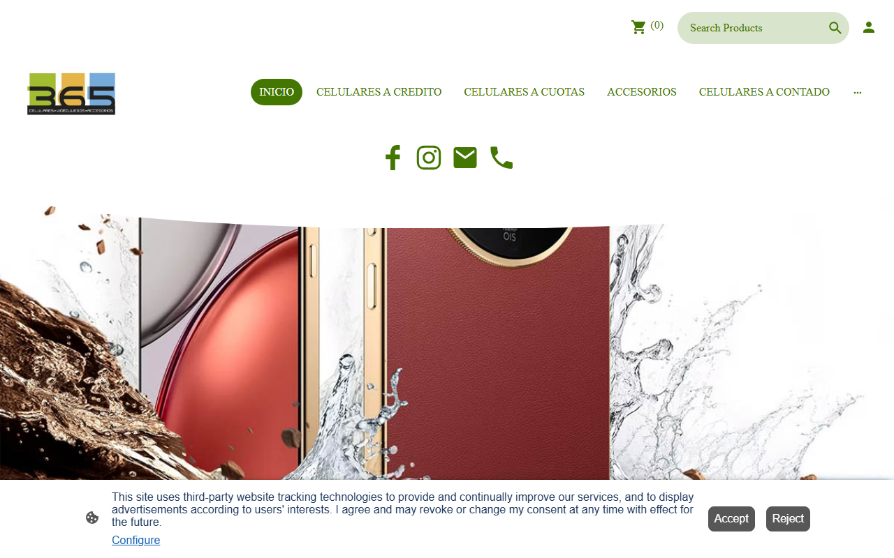 365cellpanama.com screenshot