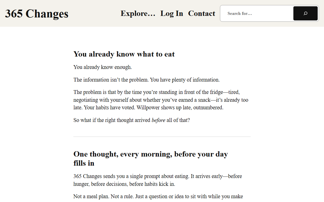 365changes.com screenshot