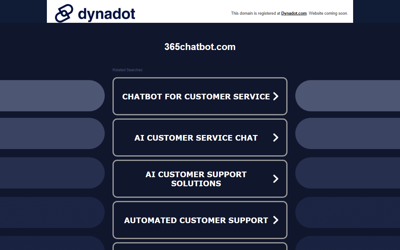 365chatbot.com screenshot