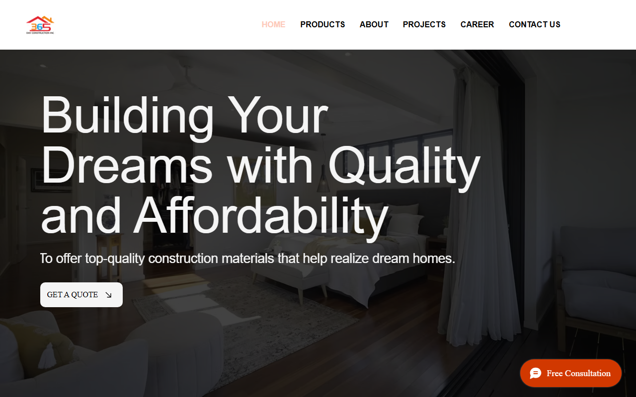 365constructions.com screenshot