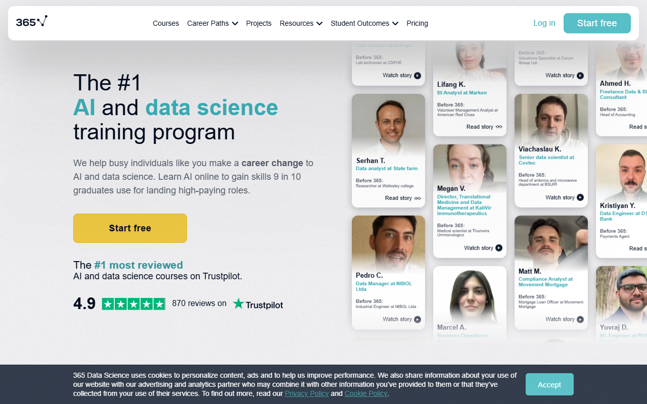 365datascience.com screenshot
