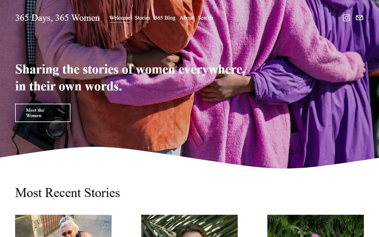 365days365women.com screenshot