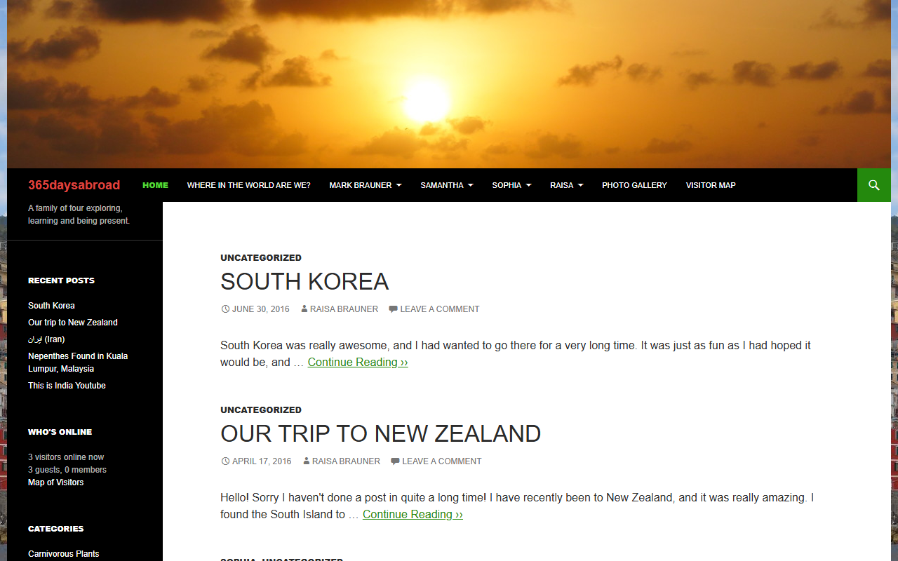 365daysabroad.com screenshot