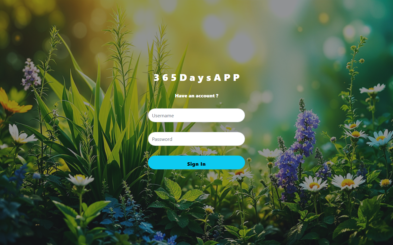 365daysapp.com screenshot