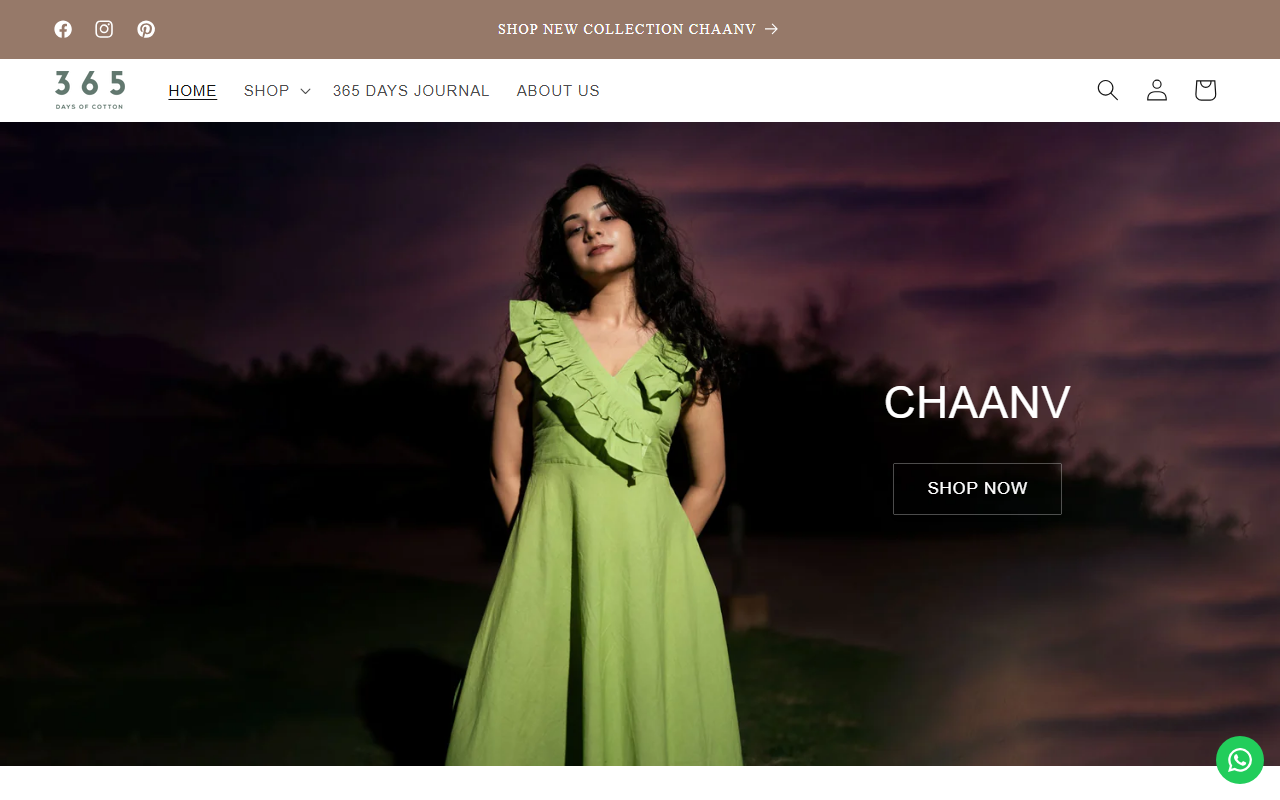 365daysofcotton.com screenshot