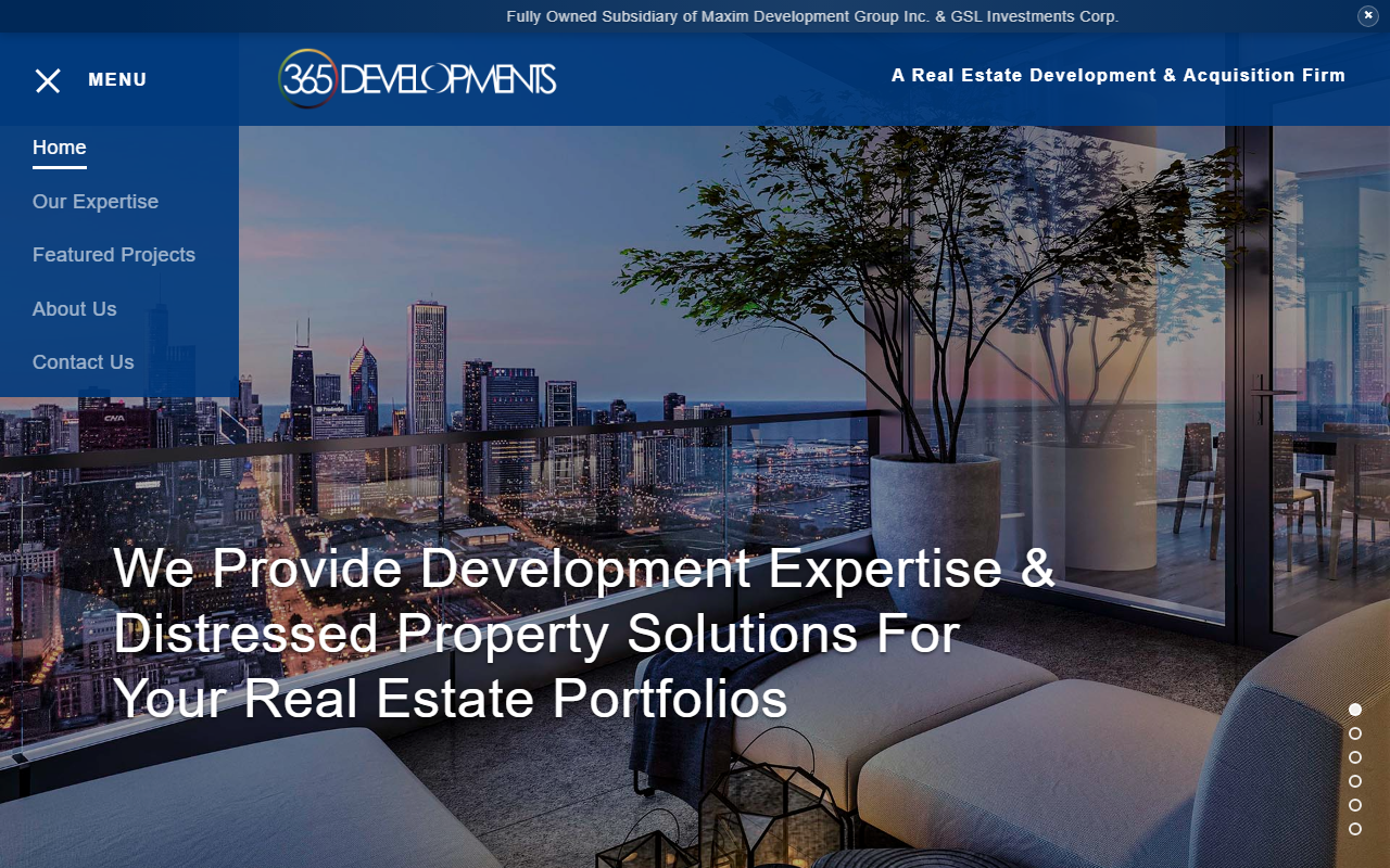 365developments.com screenshot