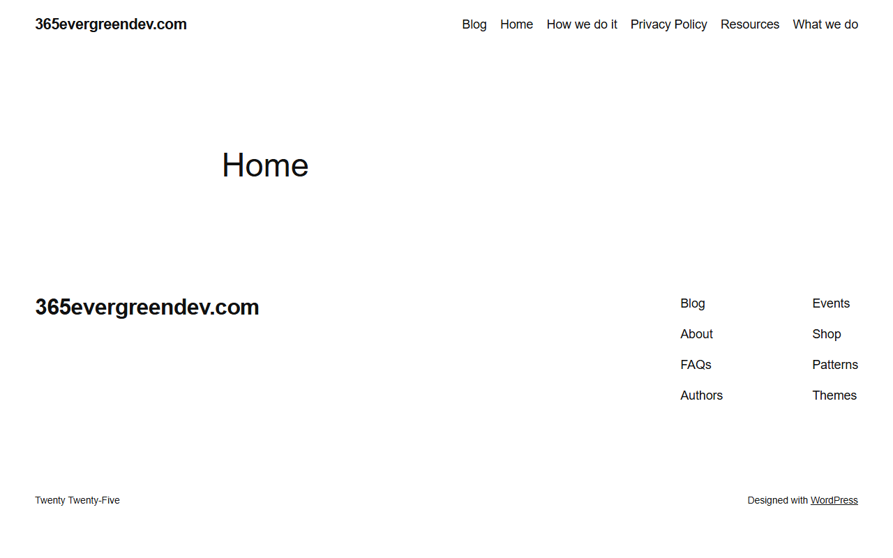 365evergreendev.com screenshot