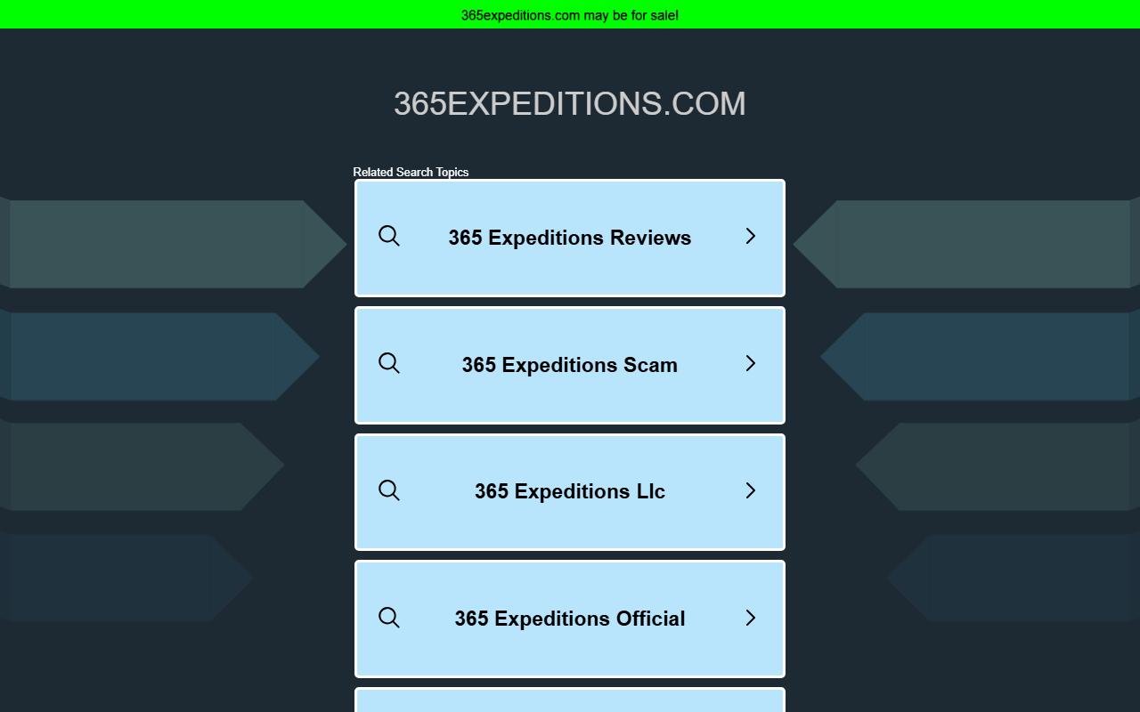 365expeditions.com screenshot
