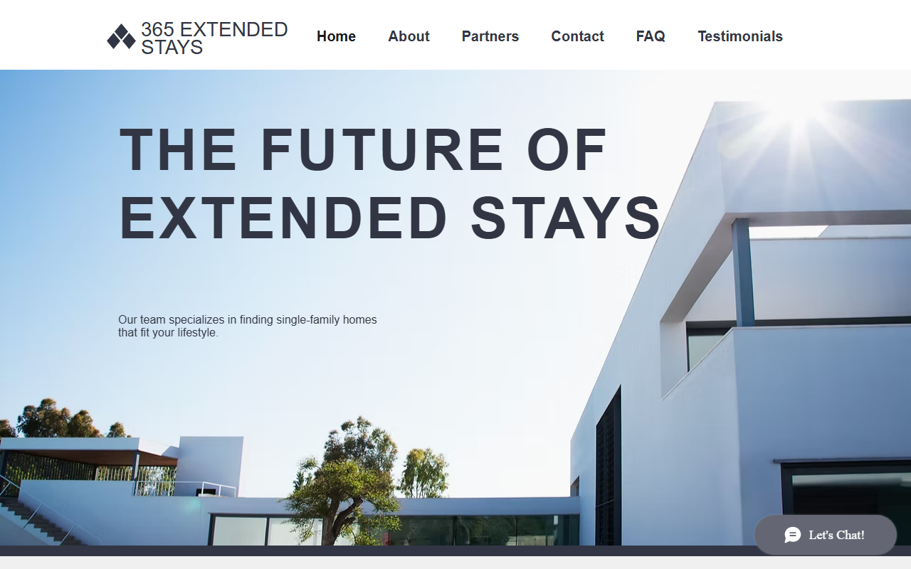 365extendedstays.com screenshot