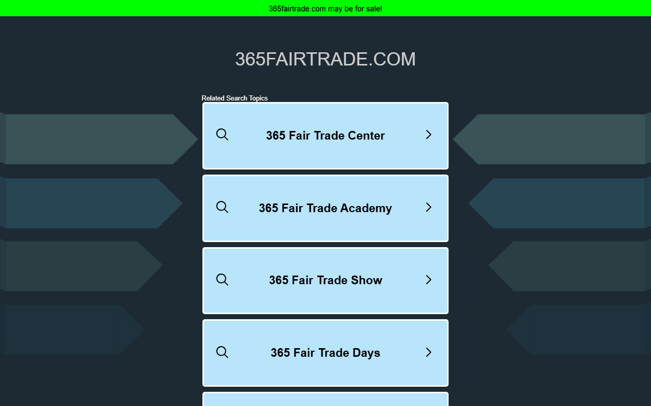 365fairtrade.com screenshot