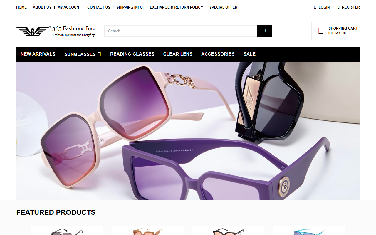 365fashions.com screenshot