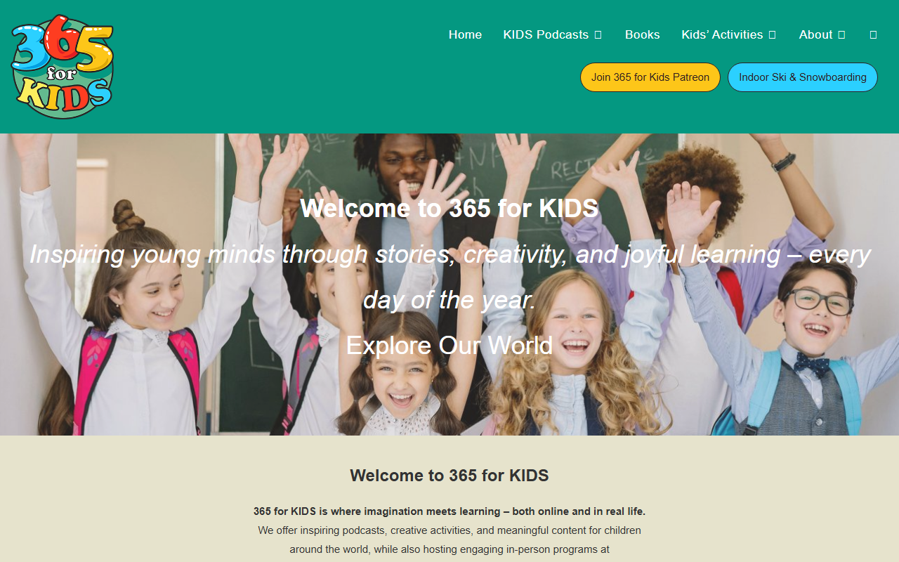 365forkids.com screenshot