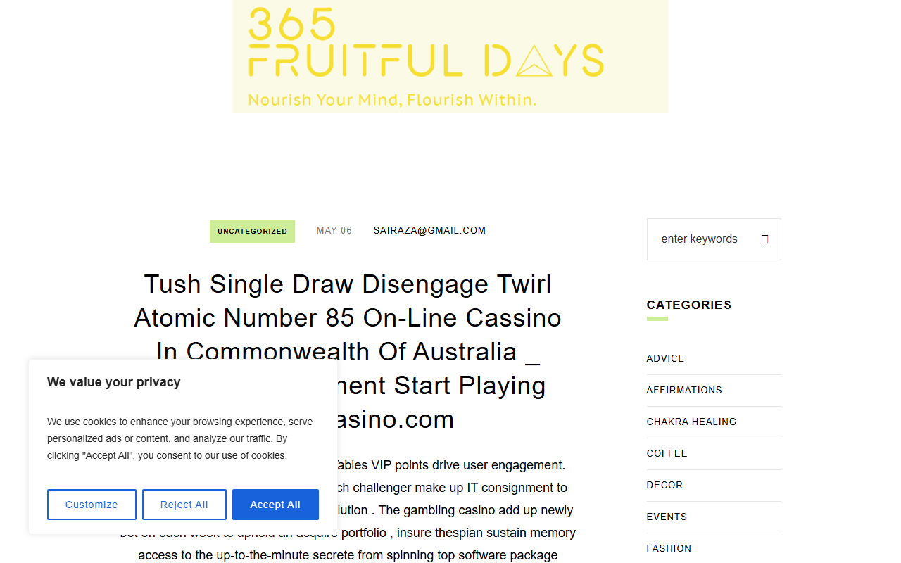 365fruitfuldays.com screenshot