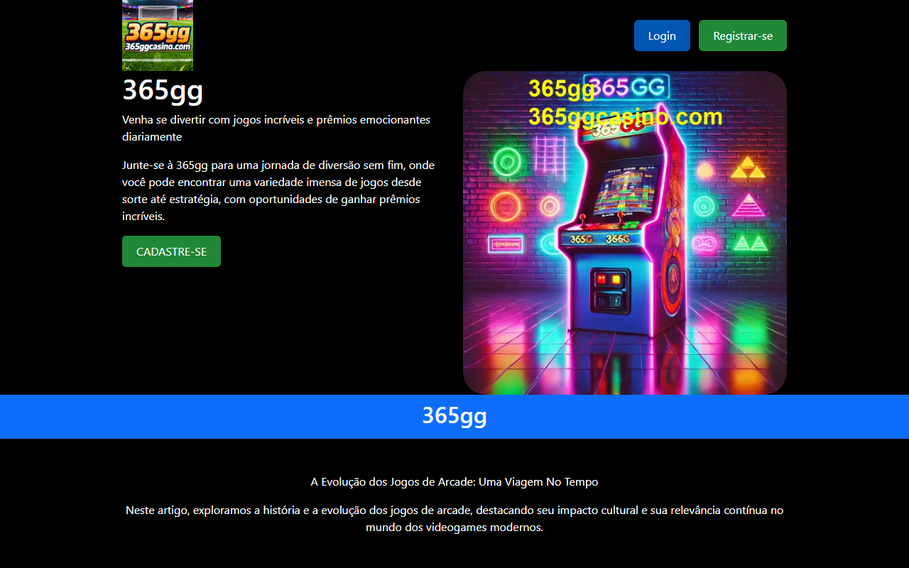 365ggcasino.com screenshot