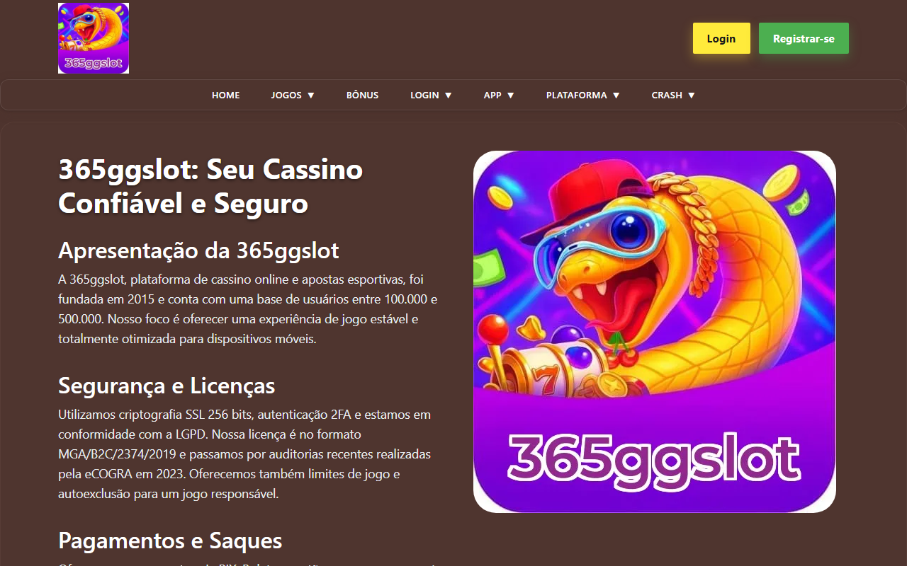 365ggslots.com screenshot