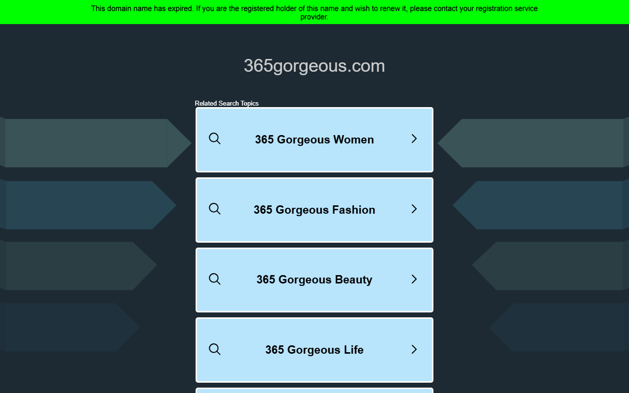365gorgeous.com screenshot