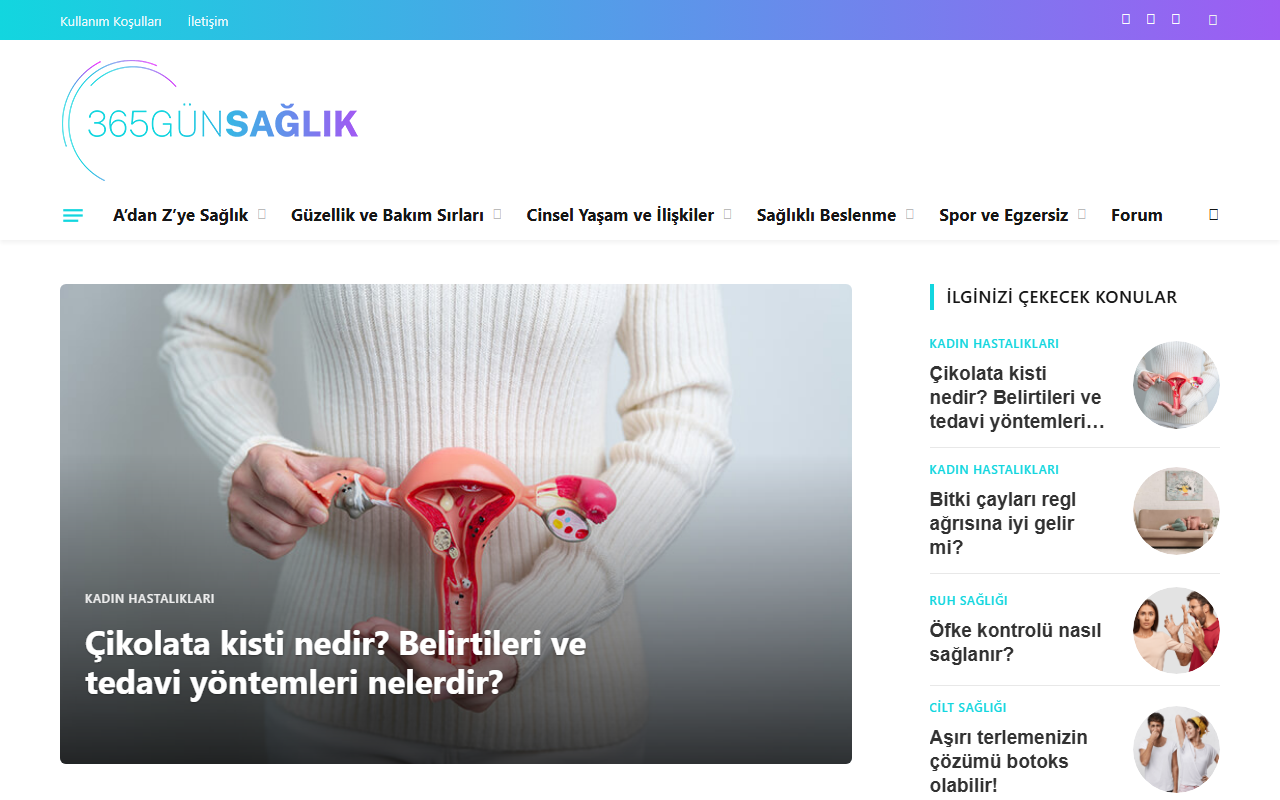 365gunsaglik.com screenshot
