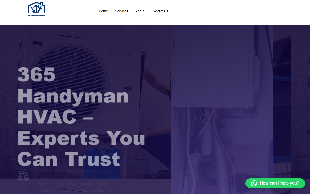 365handymanhvac.com screenshot