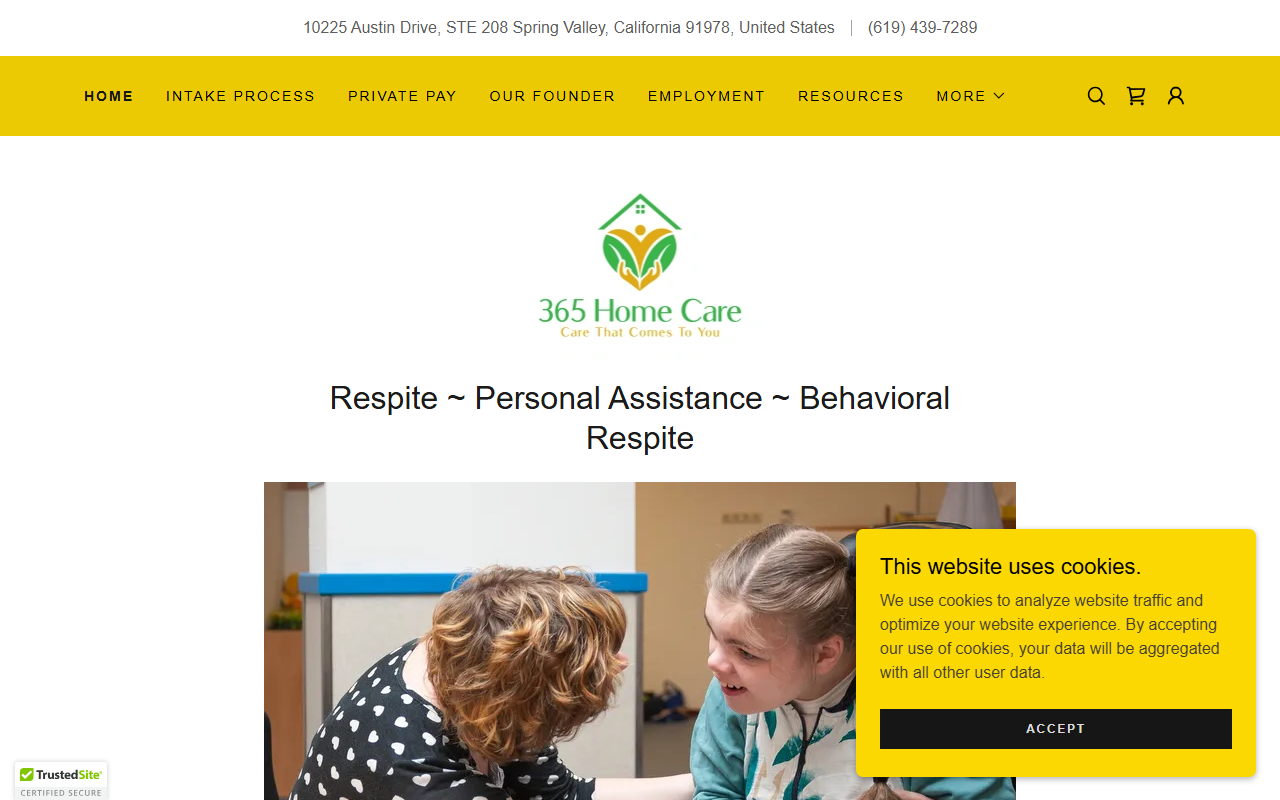 365homecareca.com screenshot