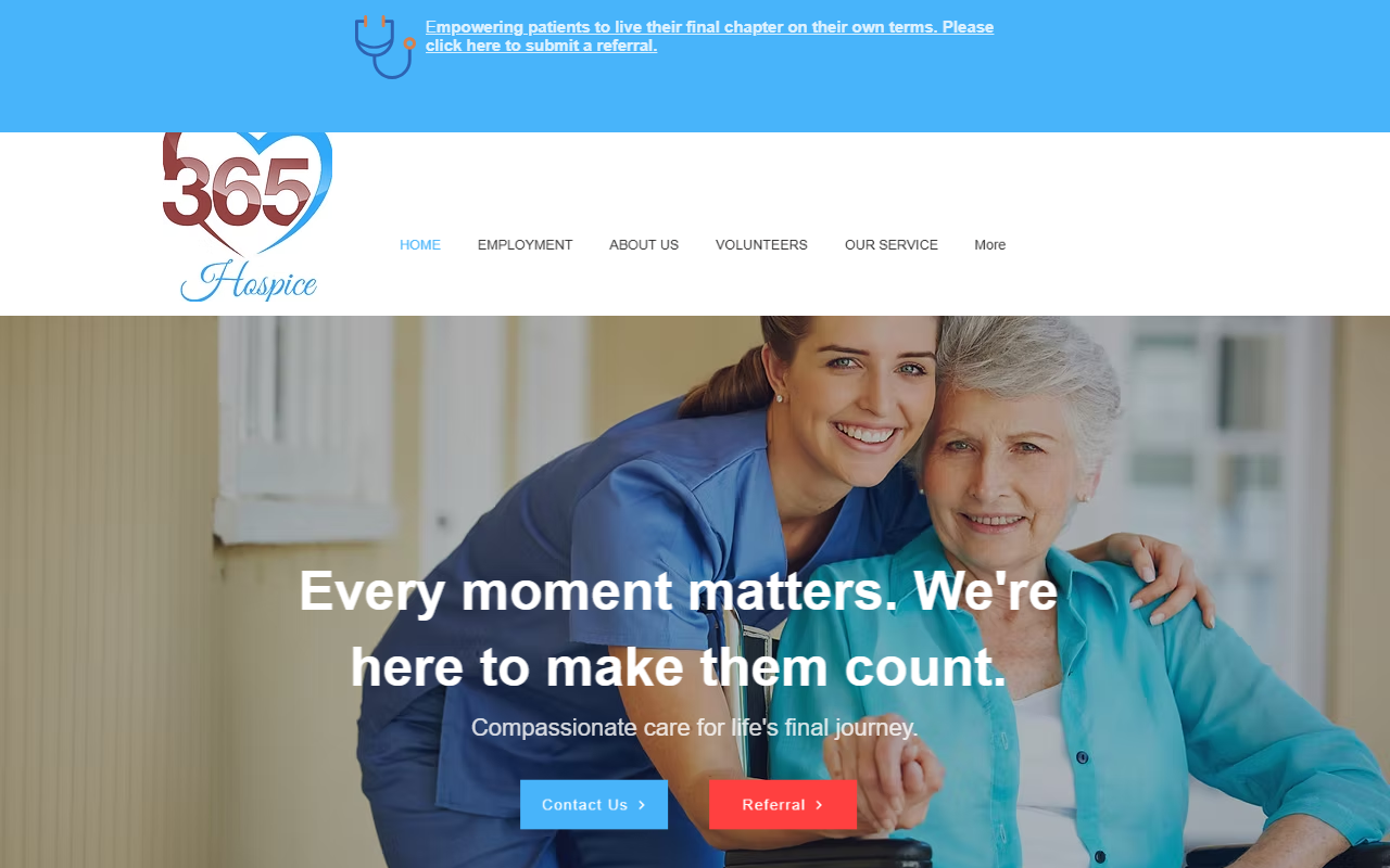 365hospicecare.com screenshot