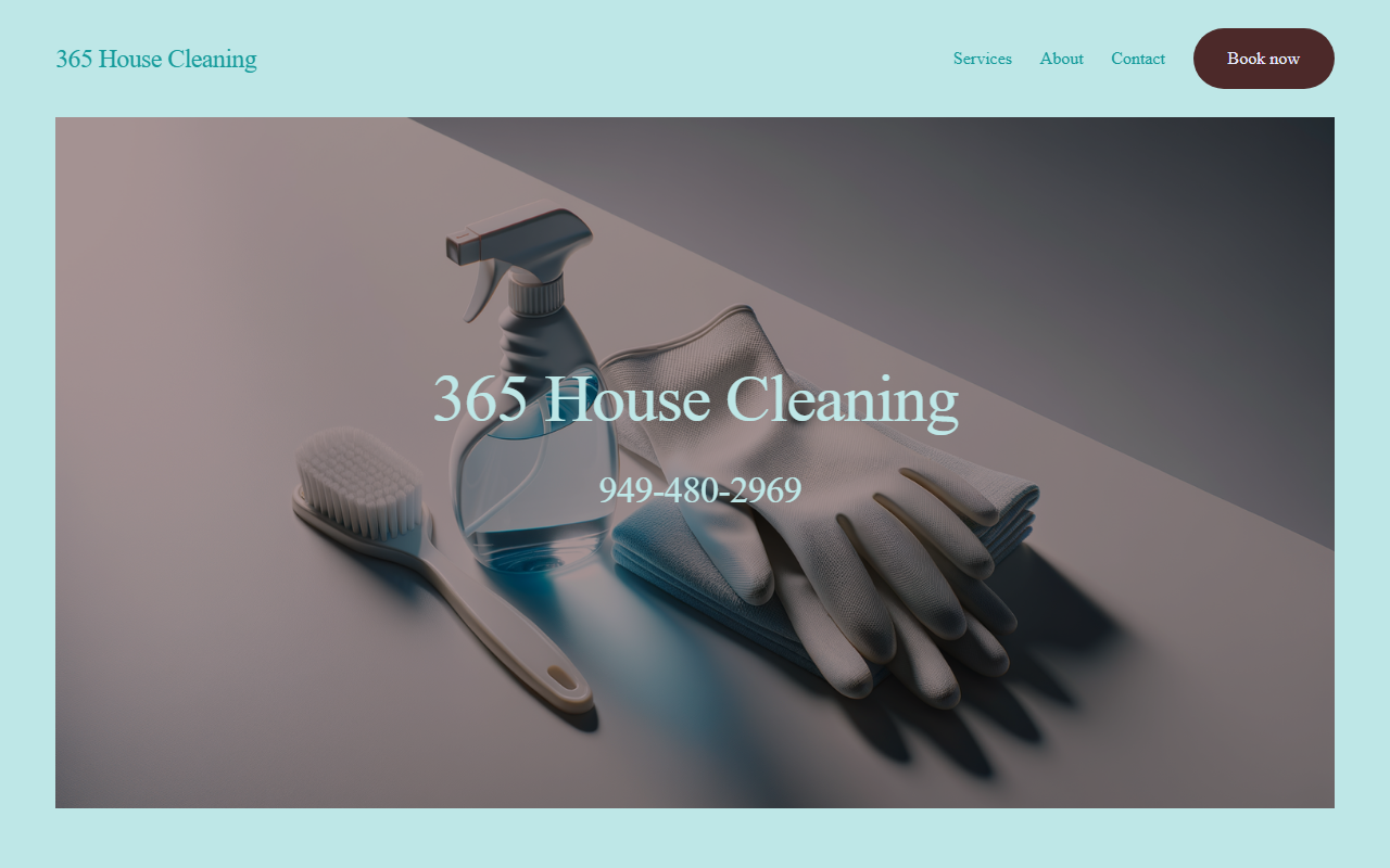 365housecleaners.com screenshot