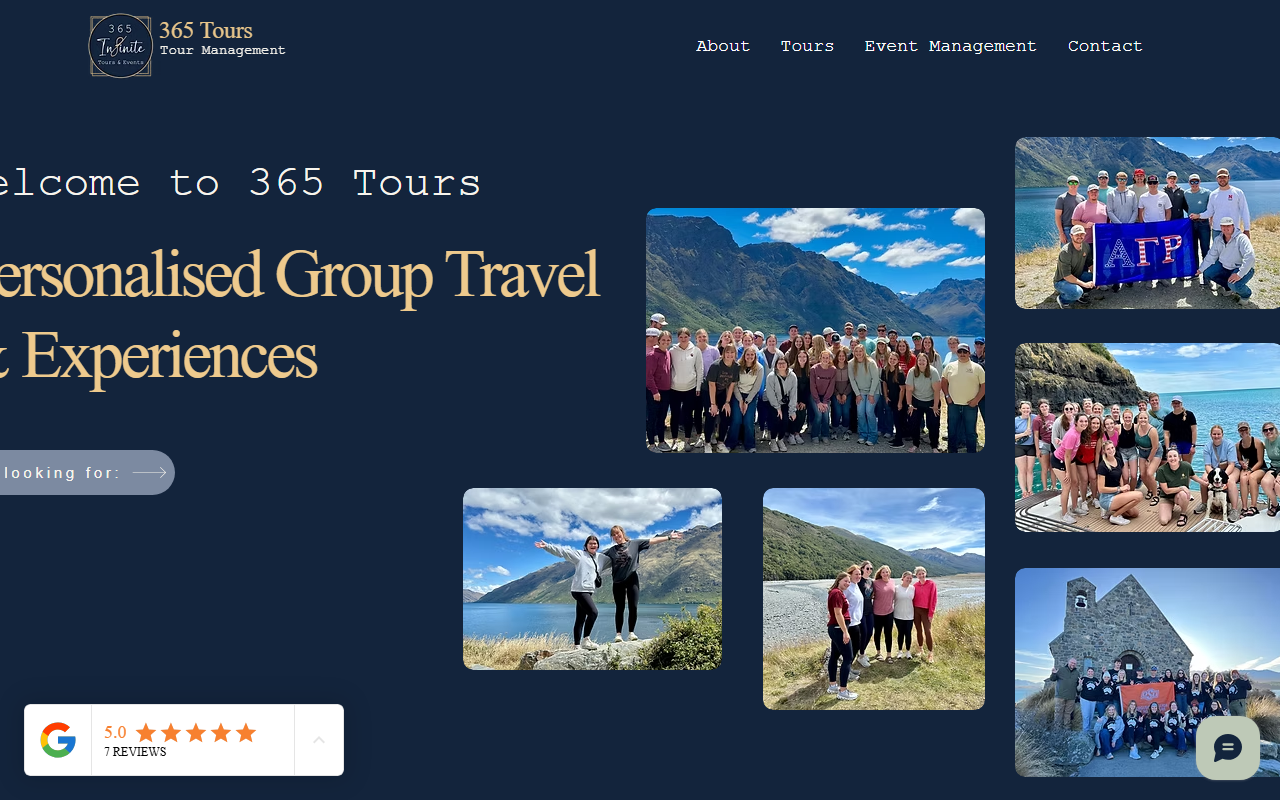 365infinite.com screenshot