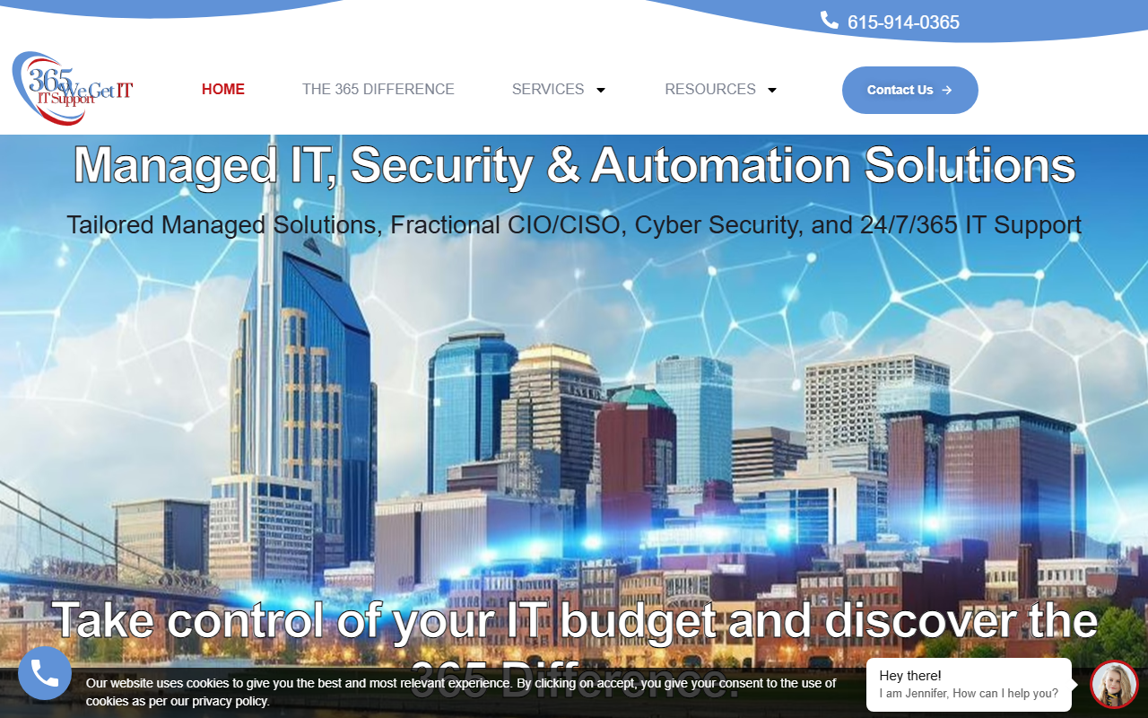 365itsupport.com screenshot