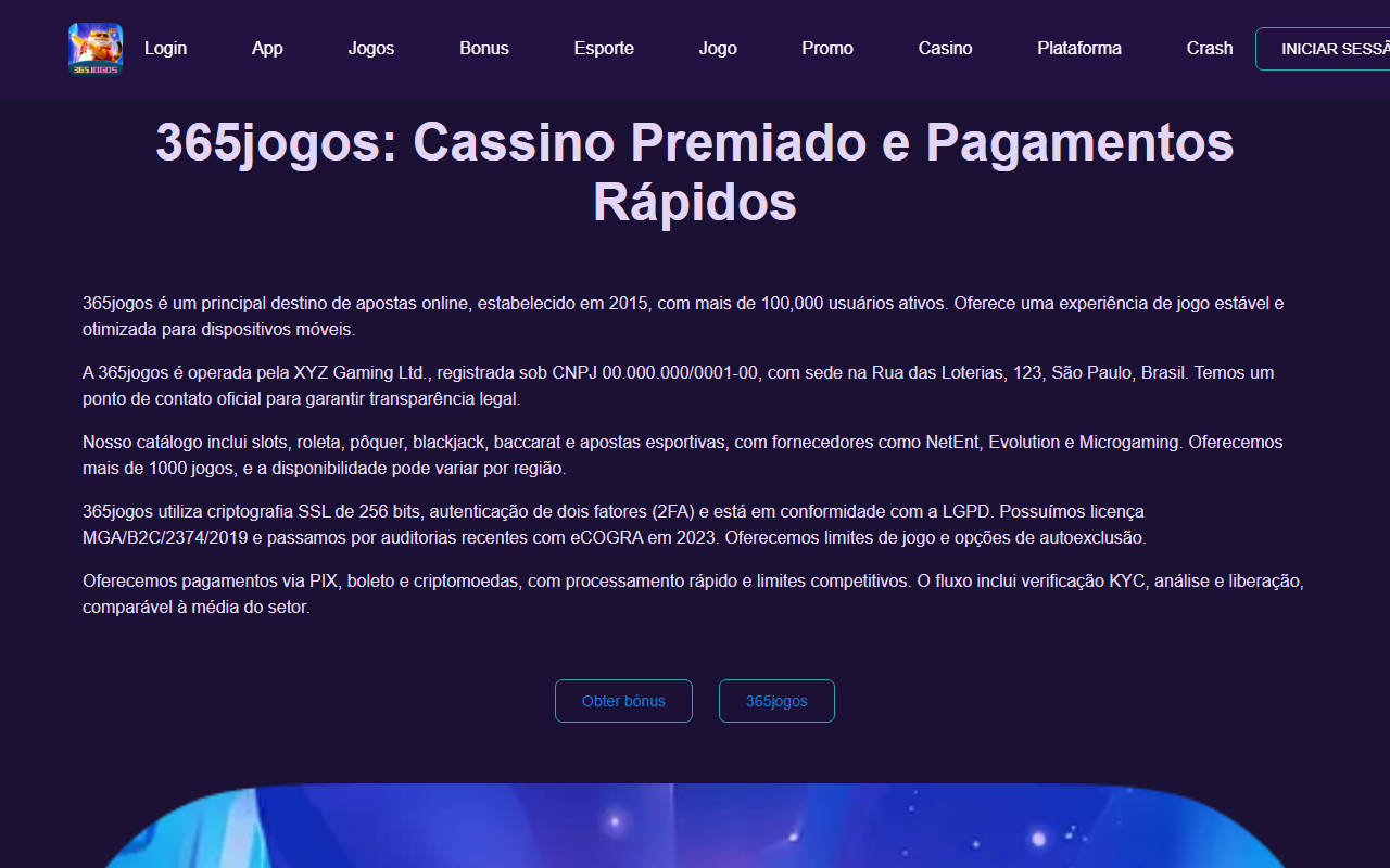 365jogosslots.com screenshot