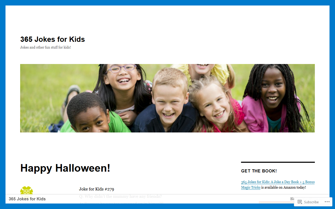 365jokesforkids.com screenshot