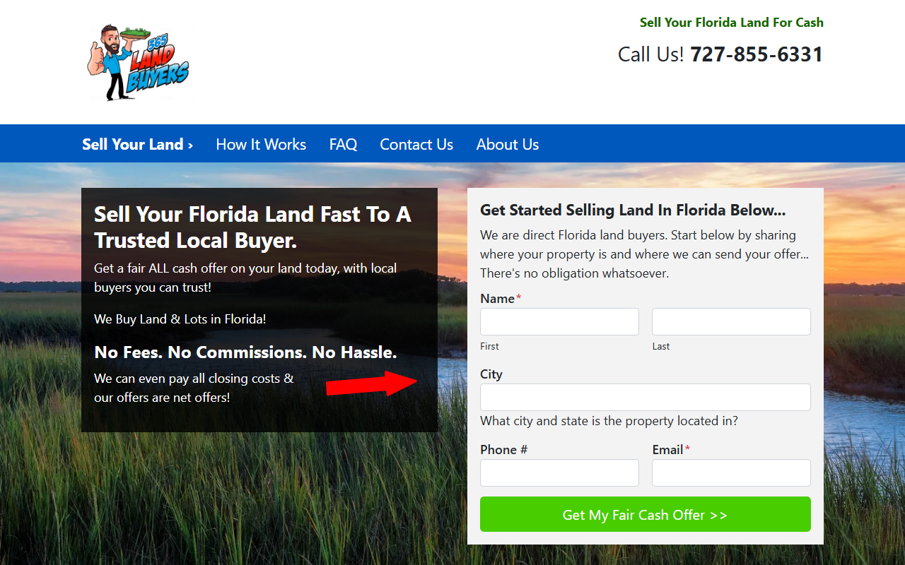 365landbuyers.com screenshot
