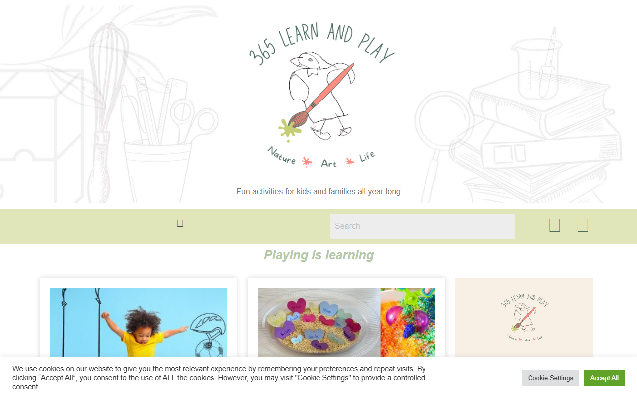 365learnandplay.com screenshot