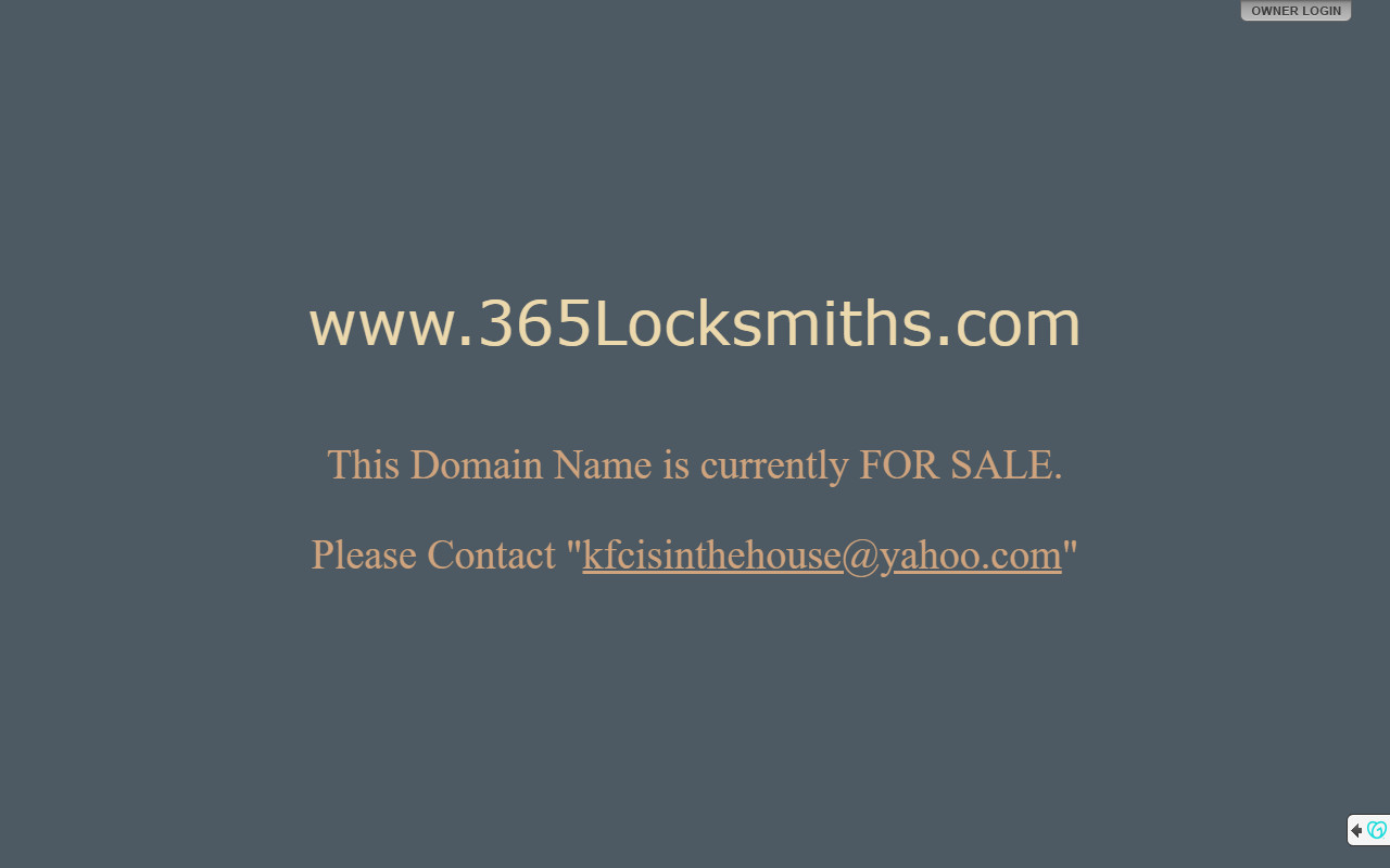 365locksmiths.com screenshot