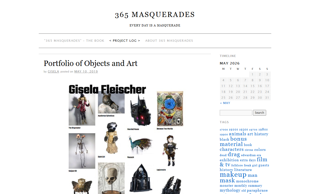 365masquerades.com screenshot