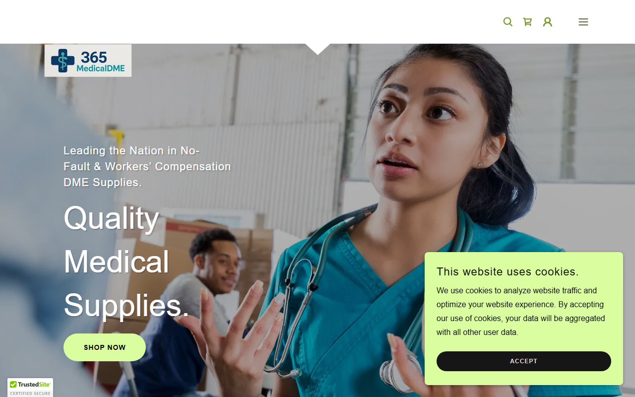 365medicaldme.com screenshot