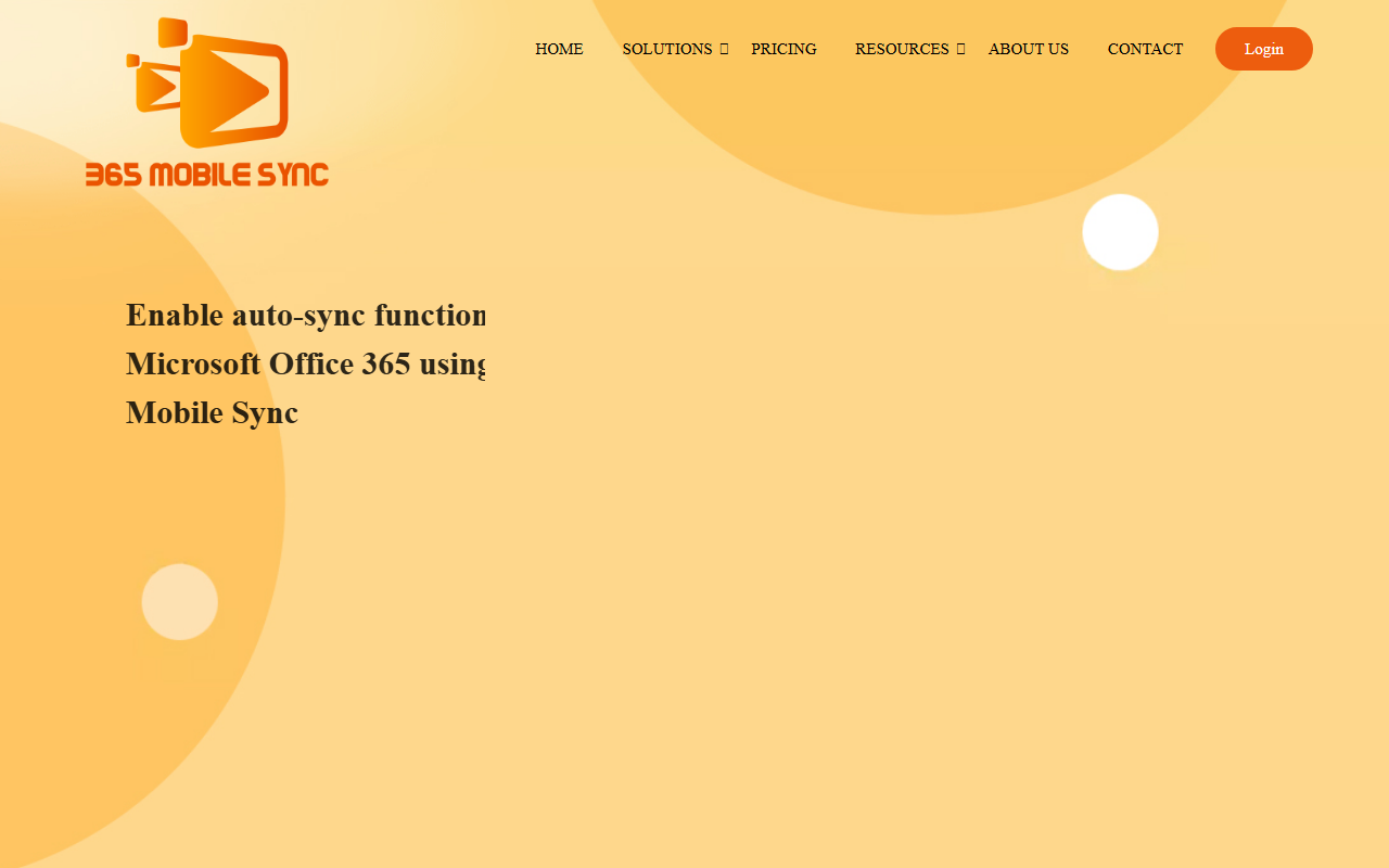 365mobilesync.com screenshot
