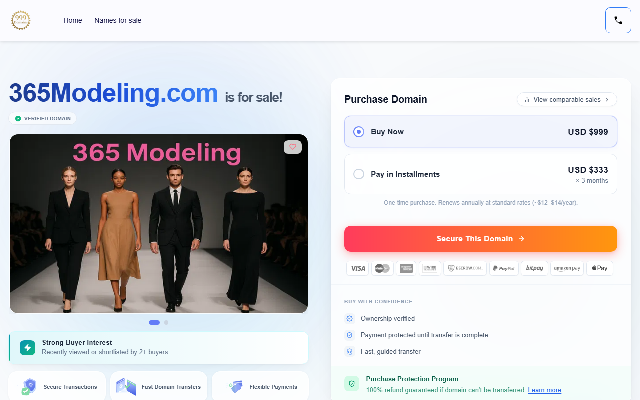365modeling.com screenshot