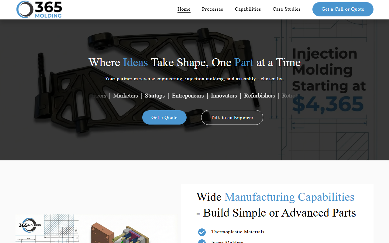 365molding.com screenshot