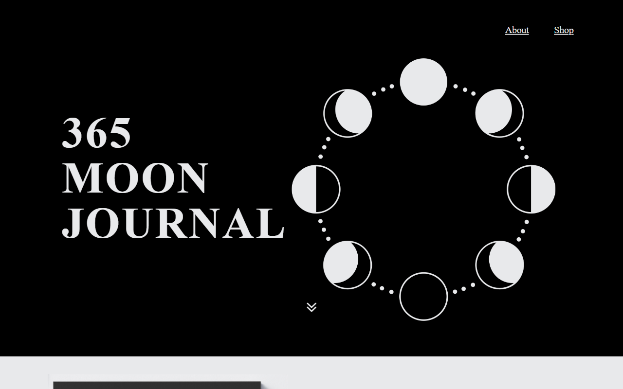 365moonjournal.com screenshot