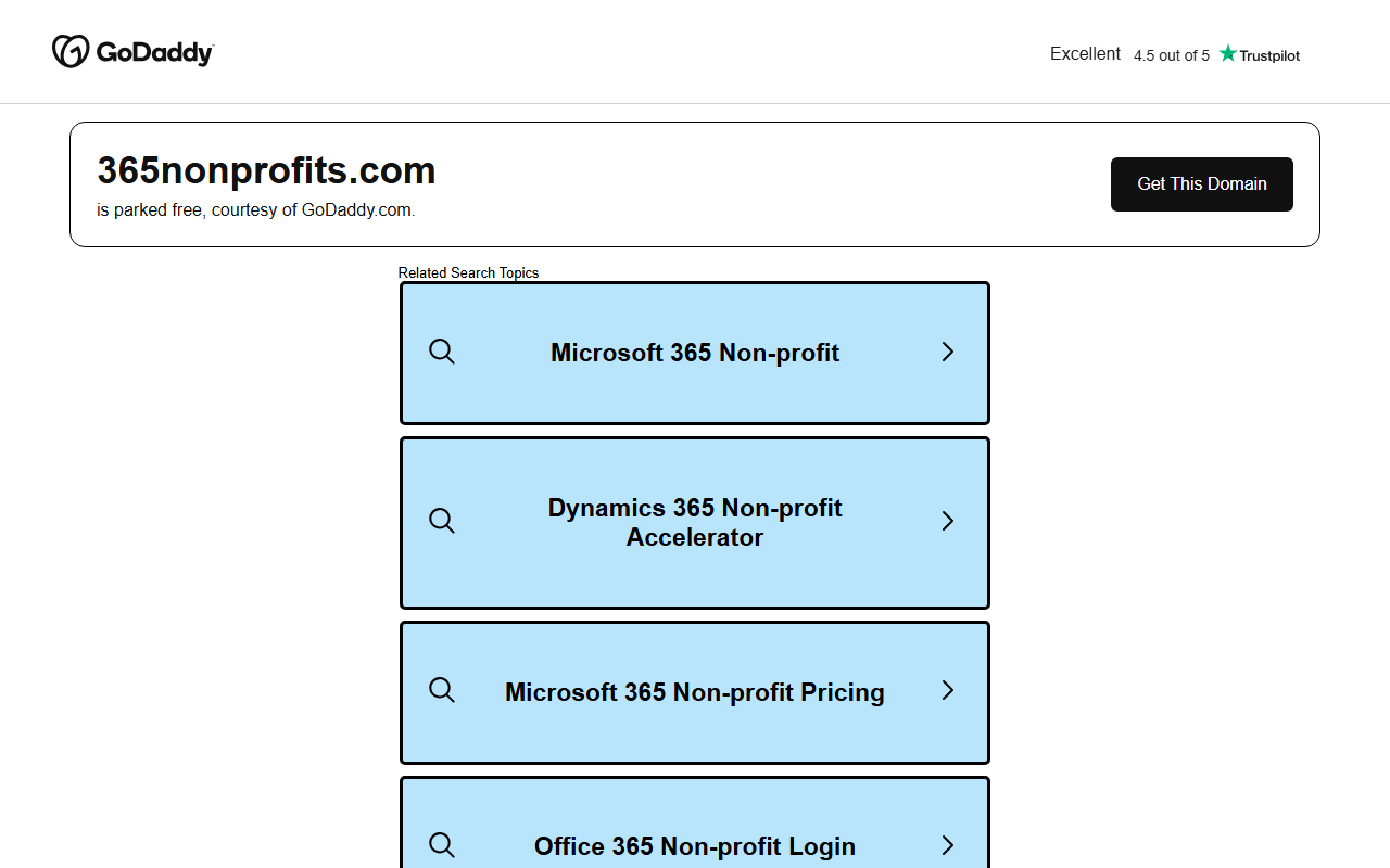 365nonprofits.com screenshot