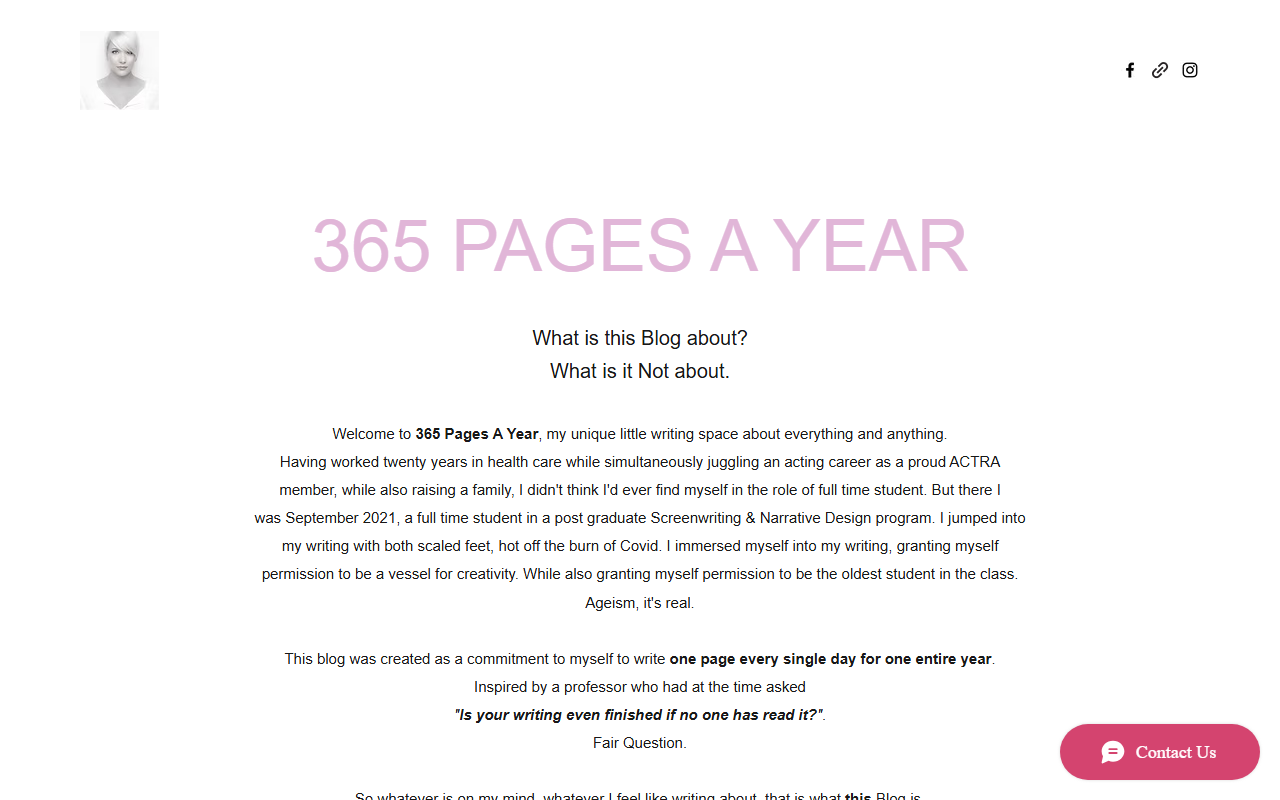 365pagesayear.com screenshot
