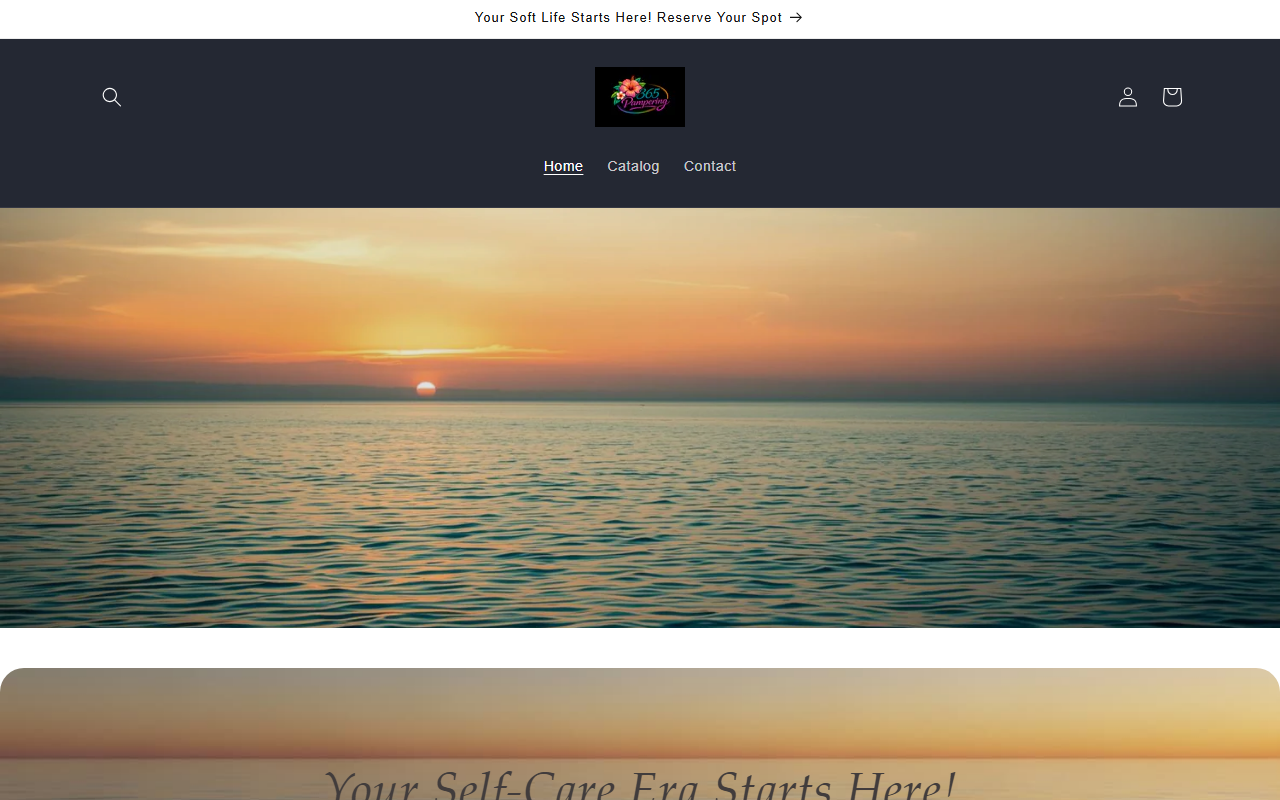 365pampering.com screenshot
