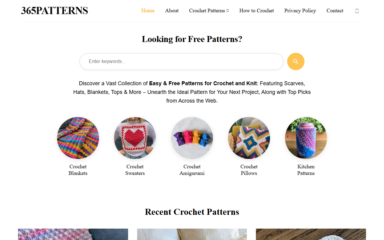 365patterns.com screenshot