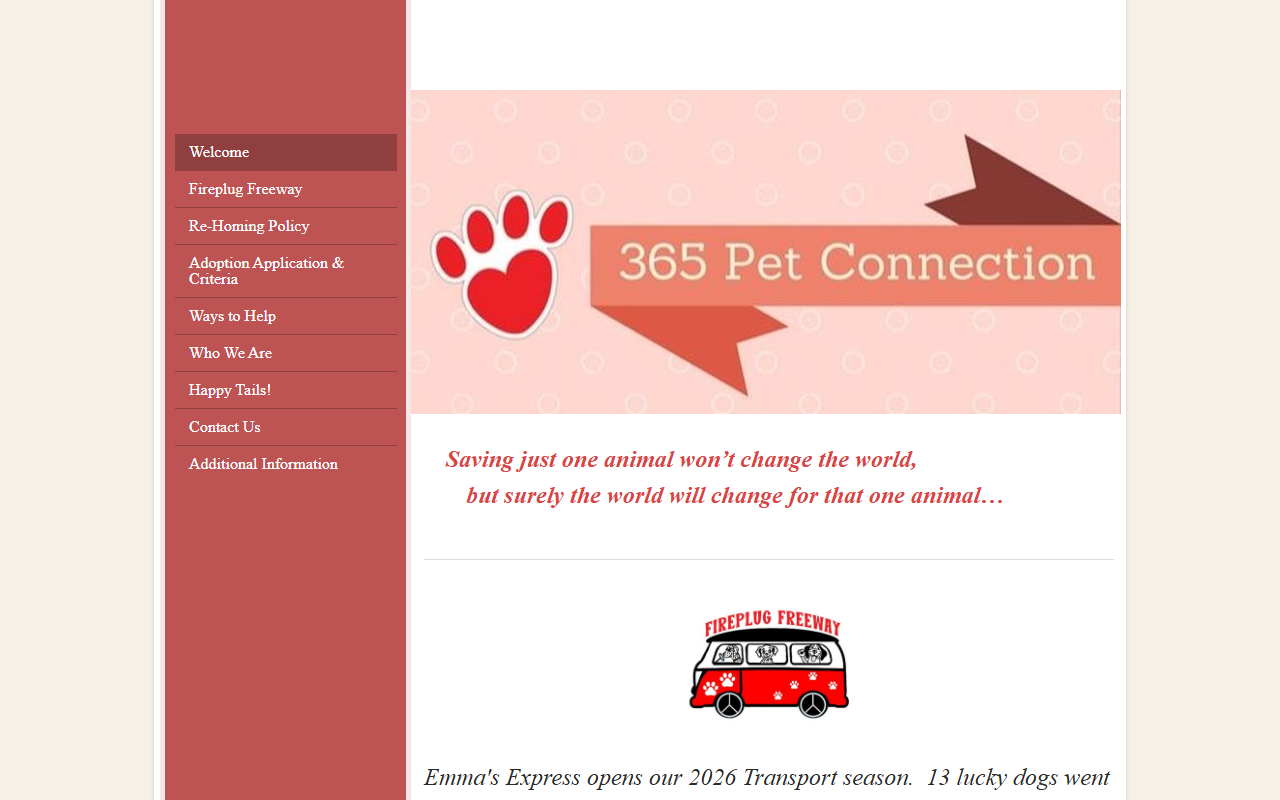 365petconnection.com screenshot