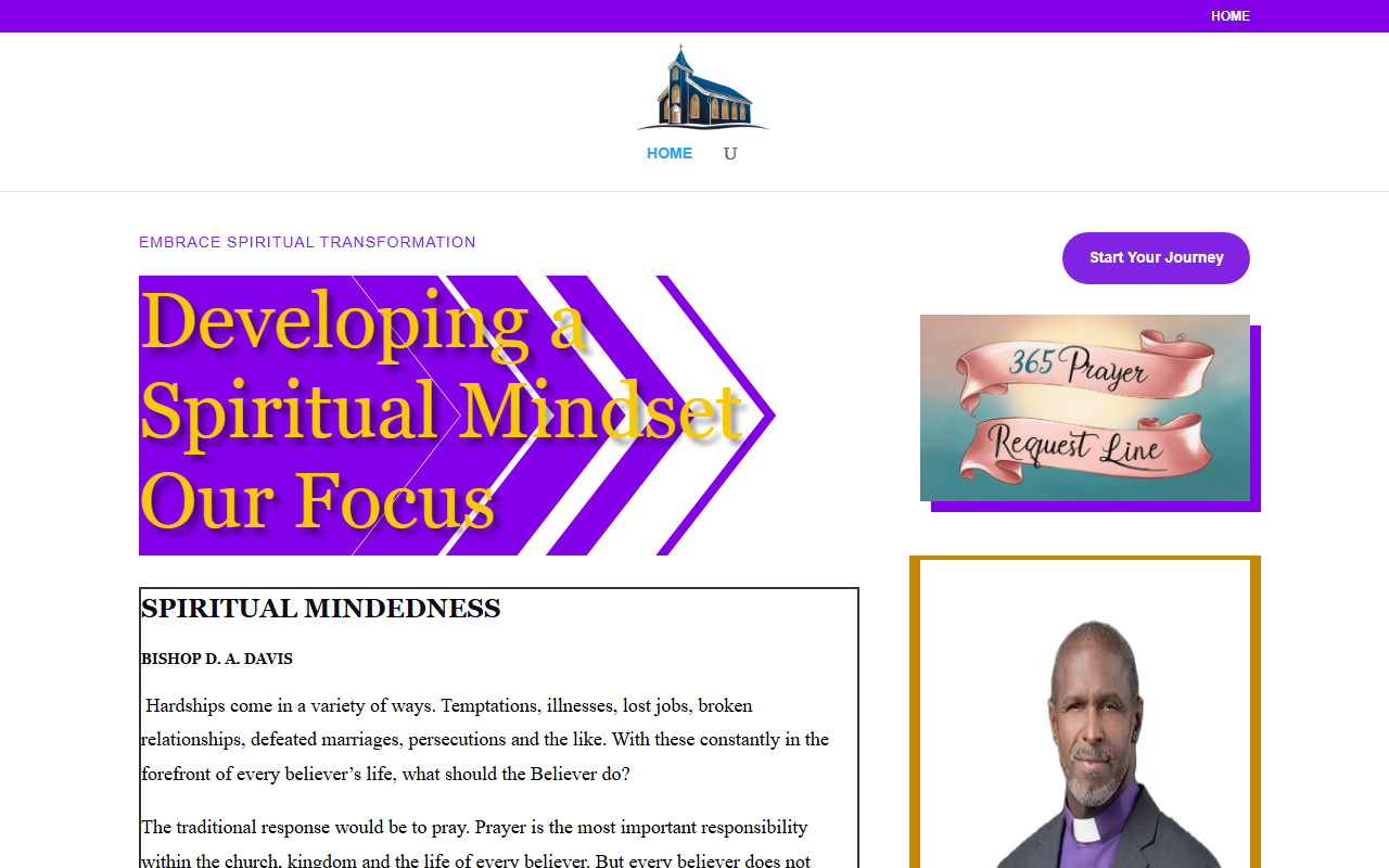 365prayerline.com screenshot