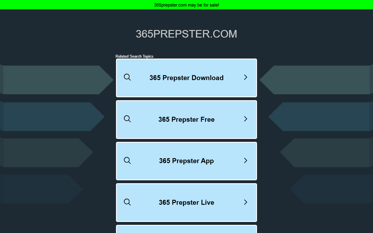 365prepster.com screenshot