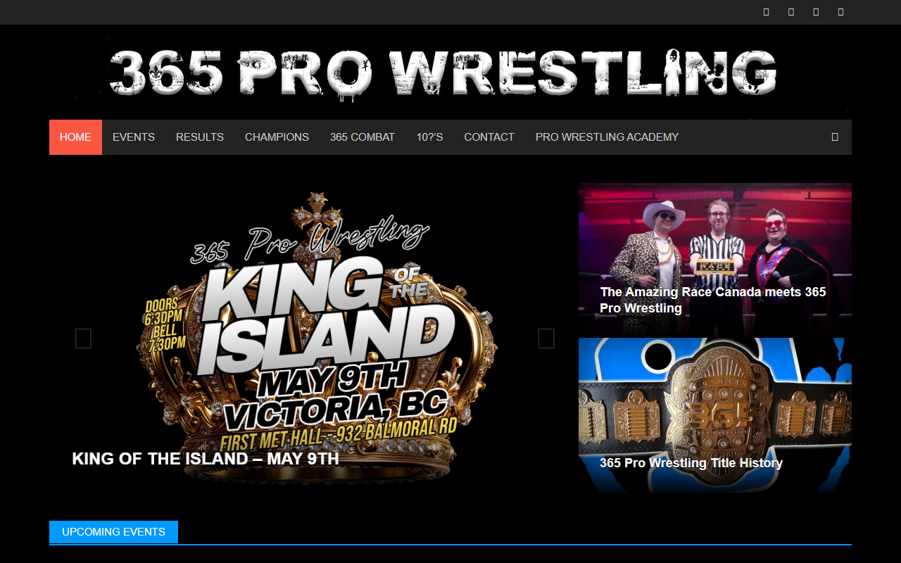 365prowrestling.com screenshot