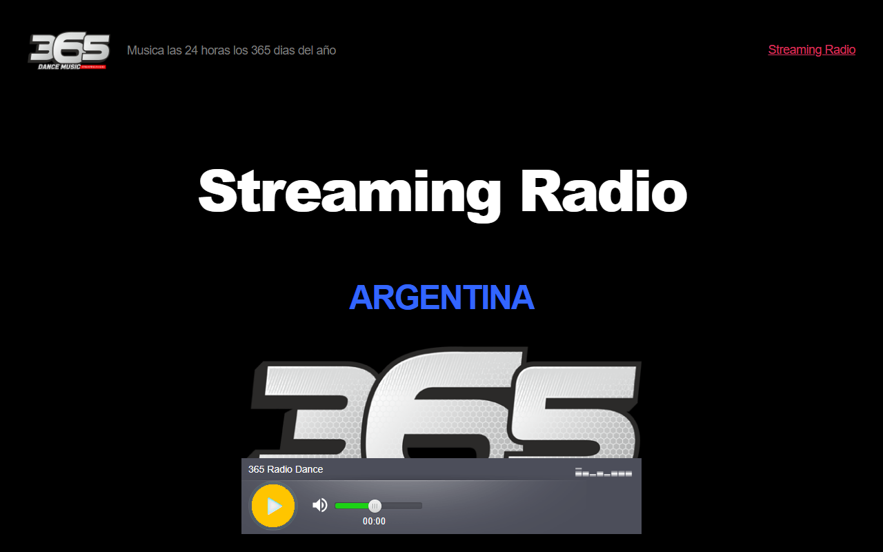 365radiodance.com screenshot