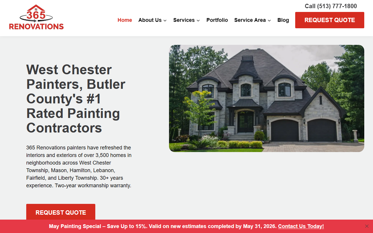 365renovations.com screenshot